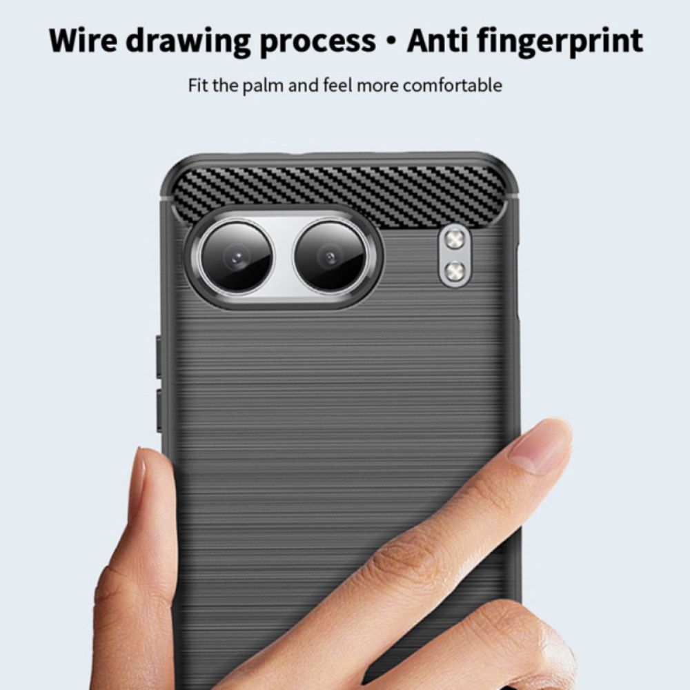 Hoesje Oneplus Nord 4 Geborsteld Koolstofvezel