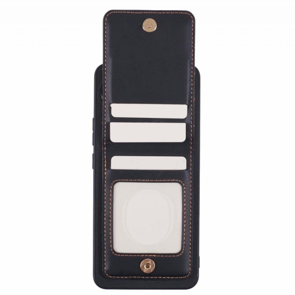 Hoesje Oneplus Nord 4 Kaarthouder En Standaard Bescherming Hoesje