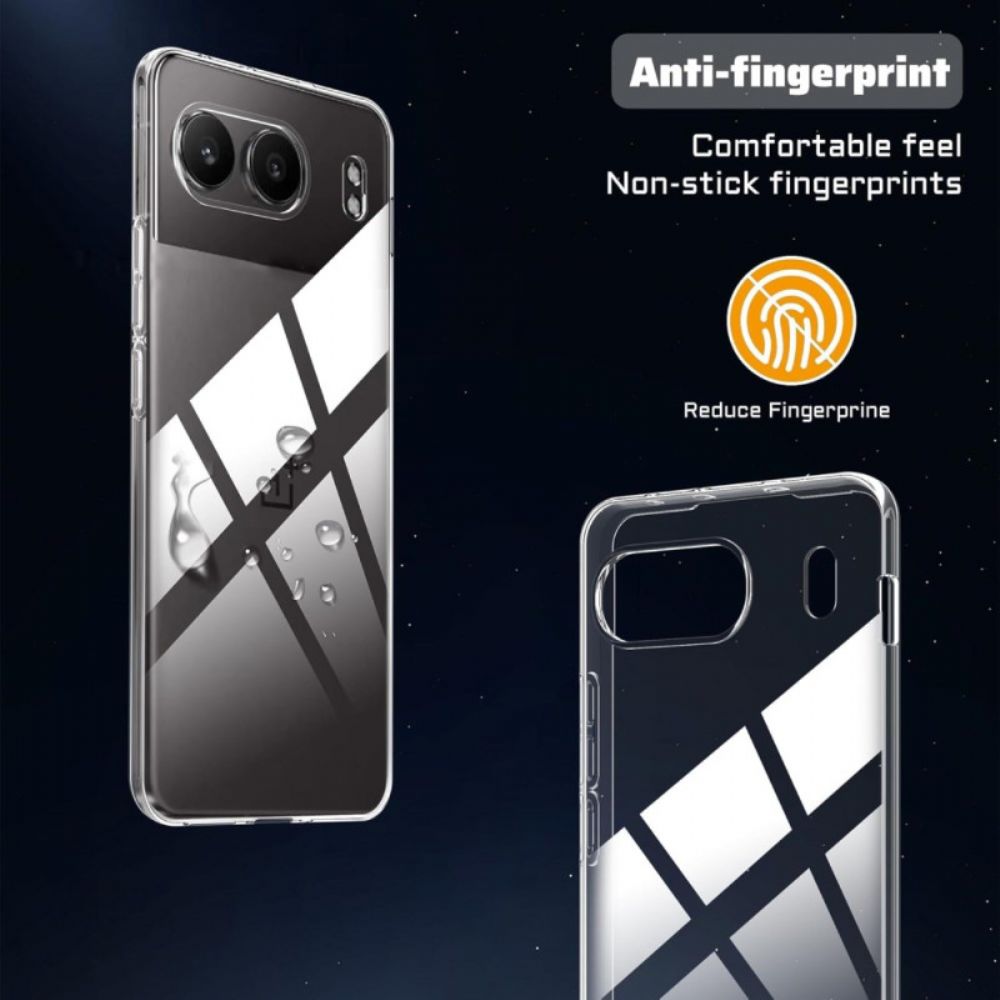 Hoesje Oneplus Nord 4 Transparant Hoesje En Schermbeschermer