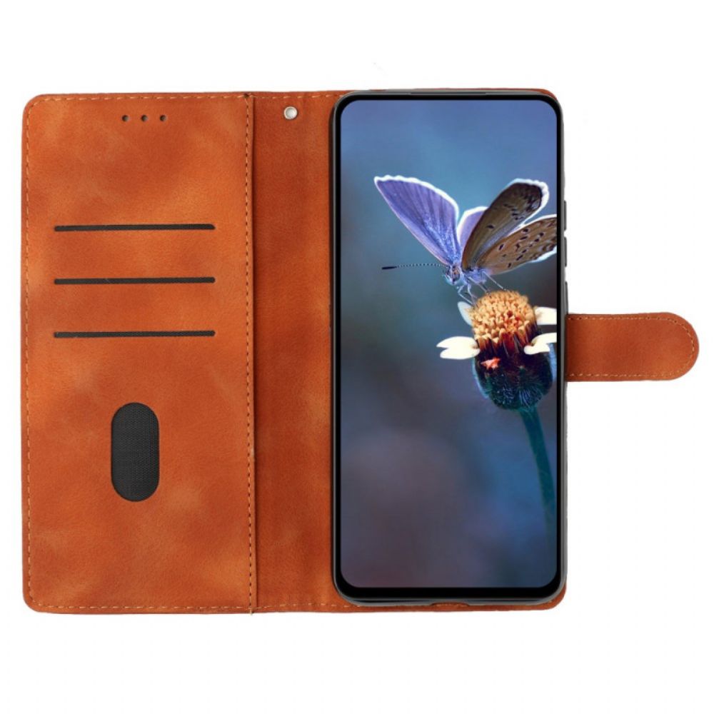 Leren Hoesje Oneplus Nord 4 Bloemenprint
