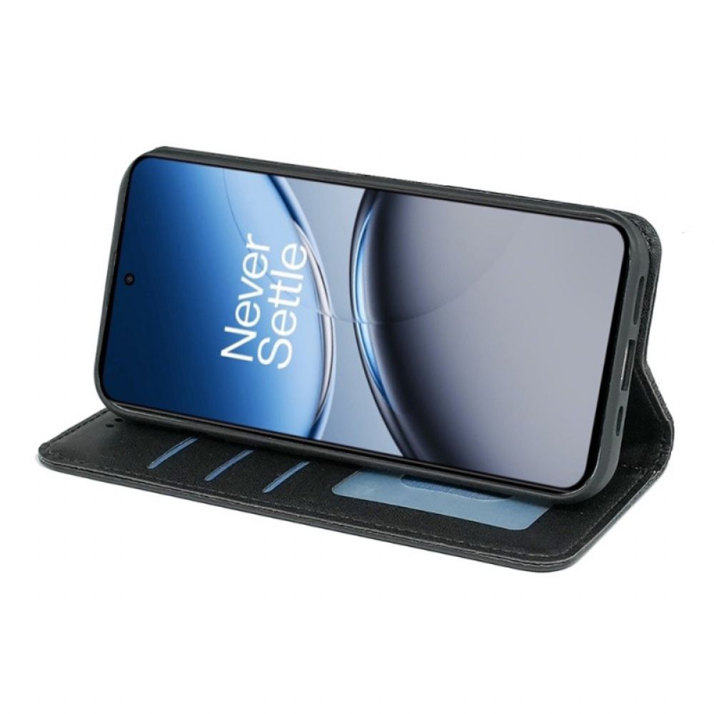 Leren Hoesje Oneplus Nord 4 Frieze En Bandje Bescherming Hoesje