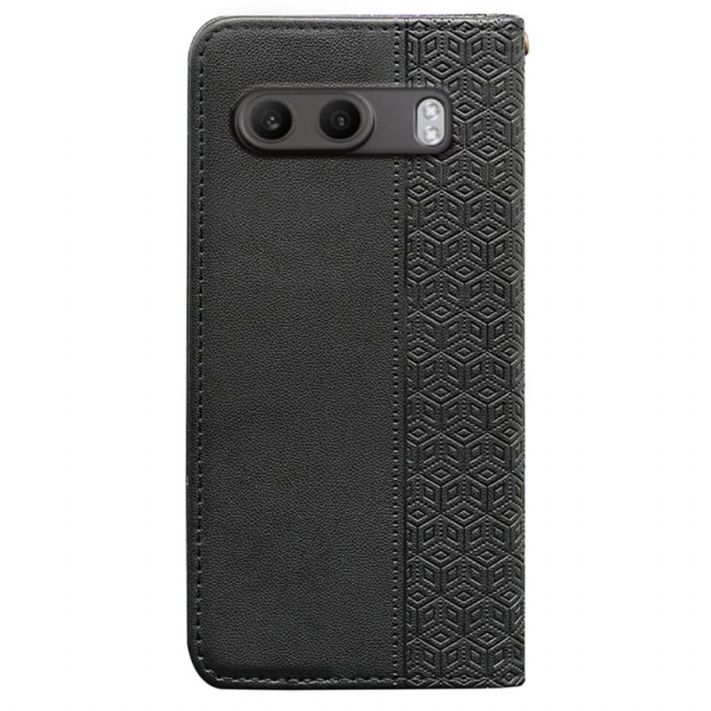 Leren Hoesje Oneplus Nord 4 Frieze En Bandje Bescherming Hoesje