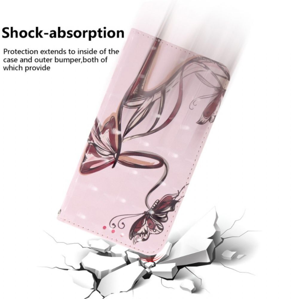 Leren Hoesje Oneplus Nord 4 Hoge Hak Sleutelkoord Bescherming Hoesje