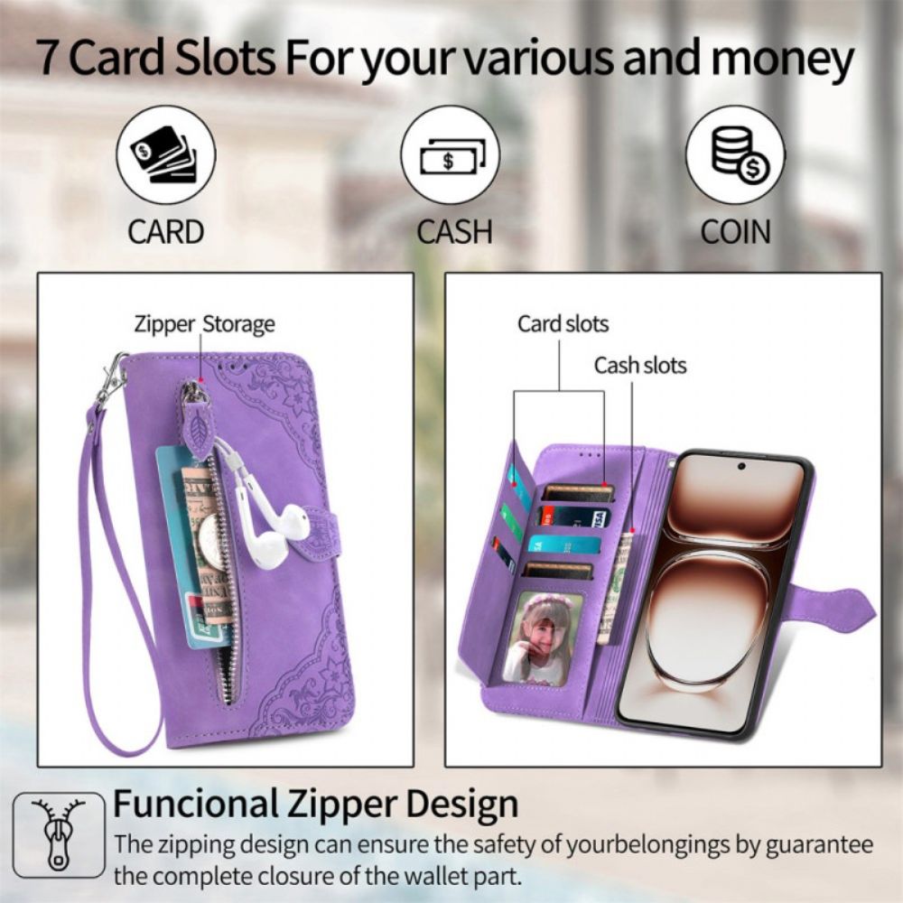 Leren Hoesje Oneplus Nord 4 Kantpatroon