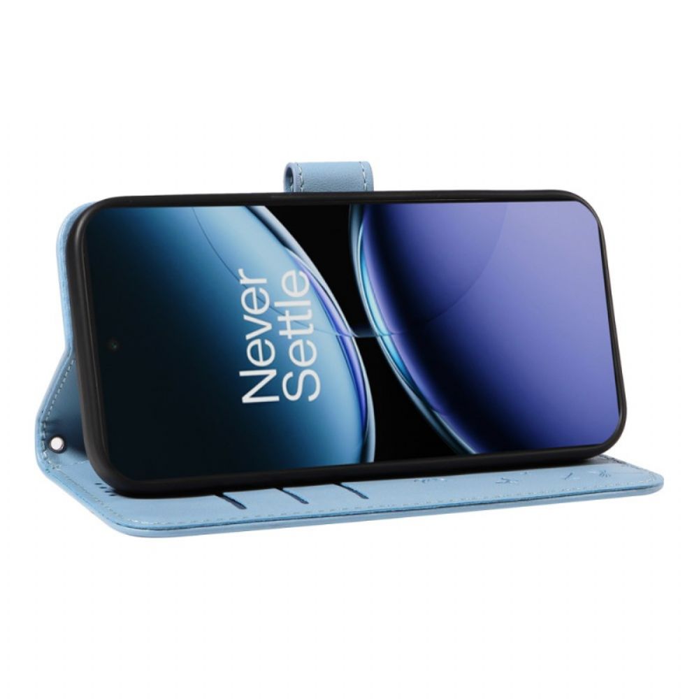 Leren Hoesje Oneplus Nord 4 Paardenbloemen Liefde Bescherming Hoesje