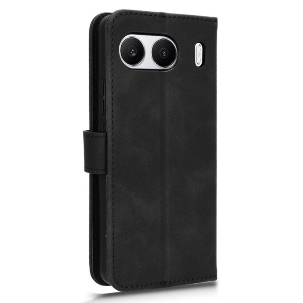 Leren Hoesje Oneplus Nord 4 Suède-effect