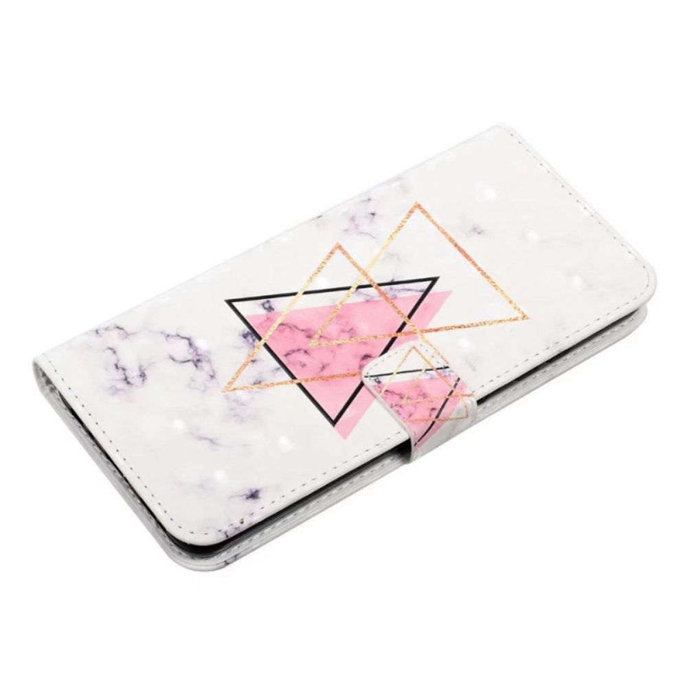 Leren Hoesje Voor Oneplus Nord 4 3d-driehoeken