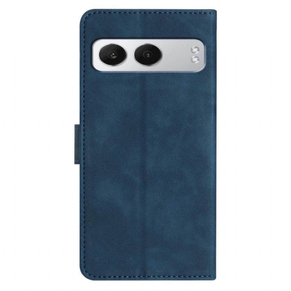 Leren Hoesje Voor Oneplus Nord 4 Vlinderrand