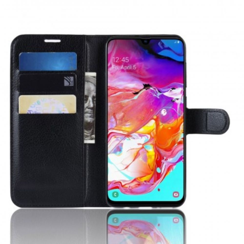 Flip Case voor Samsung Galaxy A70 Klassiek