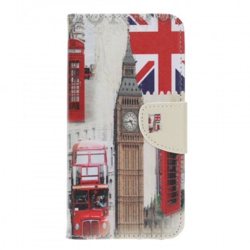 Flip Case voor Samsung Galaxy A70 Londen Leven