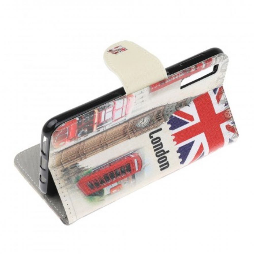 Flip Case voor Samsung Galaxy A70 Londen Leven