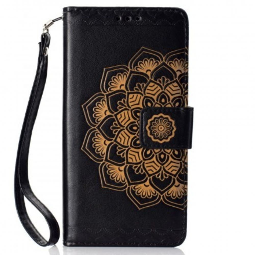 Leren Hoesje voor Samsung Galaxy A70 Chique Mandala