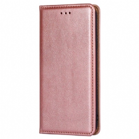 Bescherming Hoesje voor Xiaomi 12T / 12T Pro Folio-hoesje Lakleer-effect