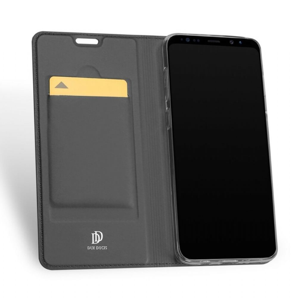 Bescherming Hoesje voor Samsung Galaxy S9 Folio-hoesje Eerste Klas Serie