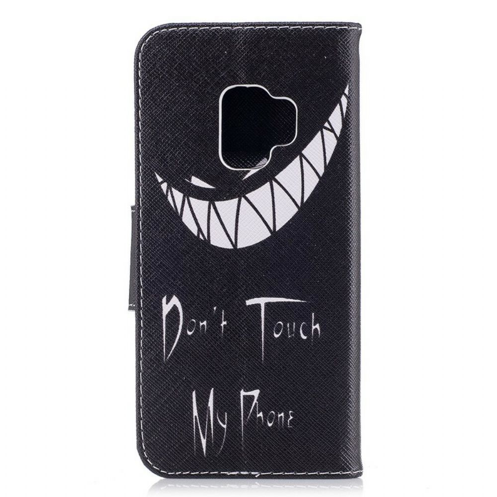 Folio-hoesje voor Samsung Galaxy S9 Duivelstelefoon