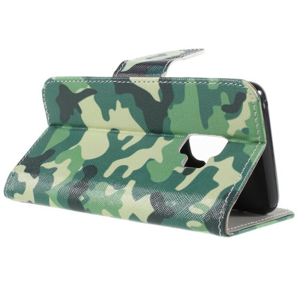 Folio-hoesje voor Samsung Galaxy S9 Militaire Camouflage