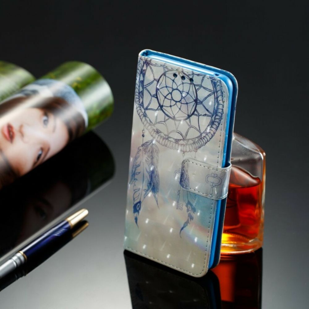 Leren Hoesje voor Samsung Galaxy S9 Aquarel Dromenvanger