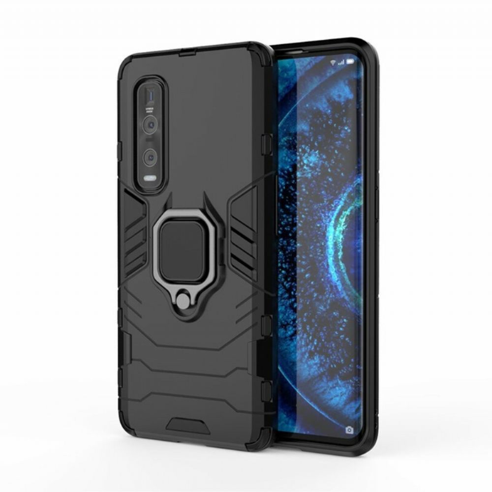 Hoesje voor Oppo Find X2 Pro Resistente Ring