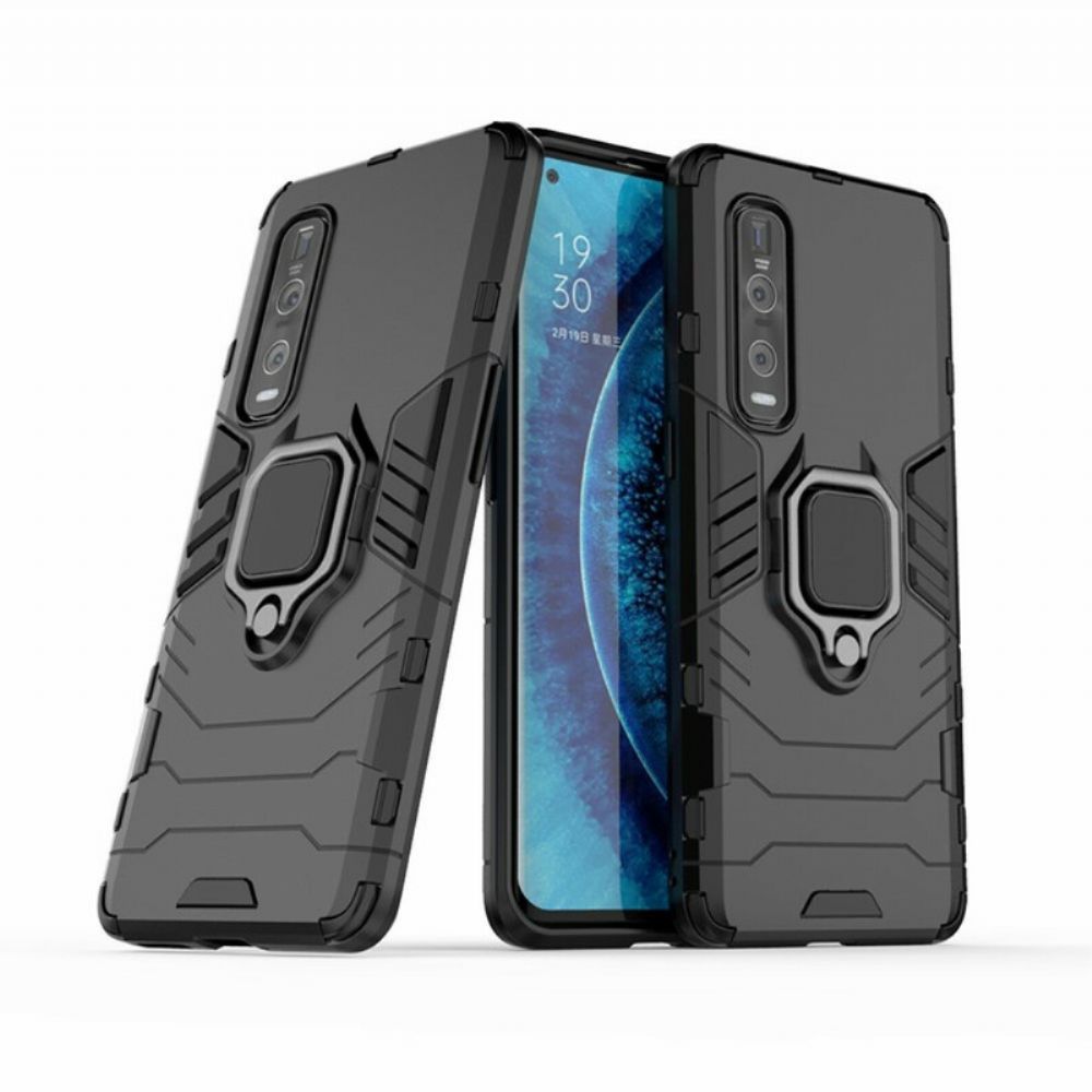 Hoesje voor Oppo Find X2 Pro Resistente Ring
