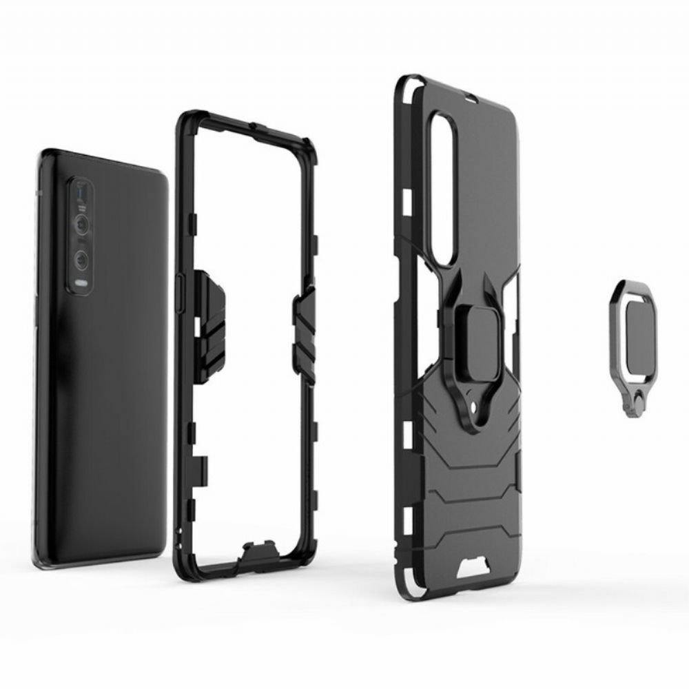 Hoesje voor Oppo Find X2 Pro Resistente Ring