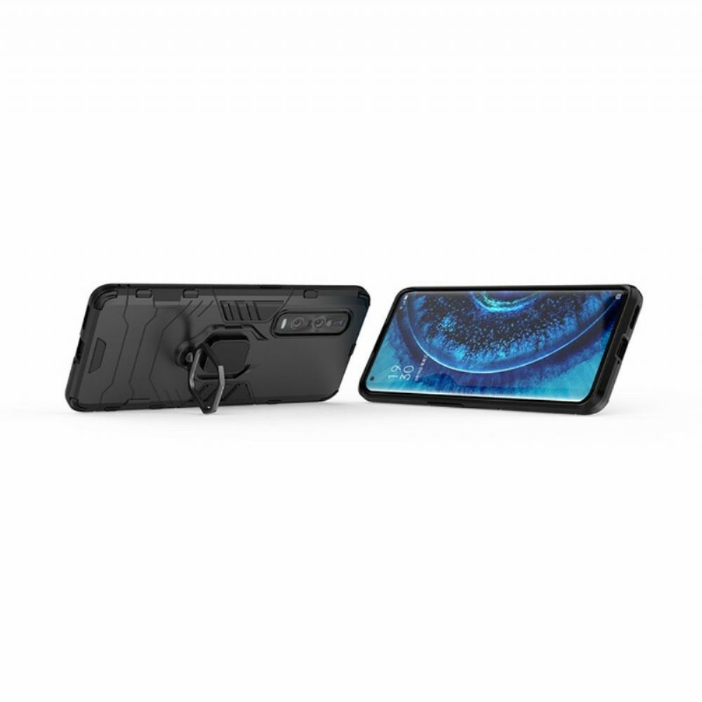 Hoesje voor Oppo Find X2 Pro Resistente Ring
