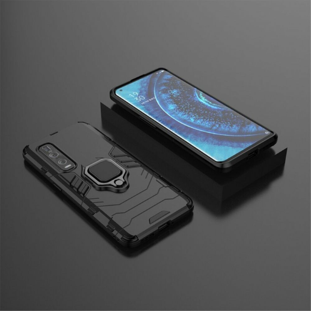 Hoesje voor Oppo Find X2 Pro Resistente Ring
