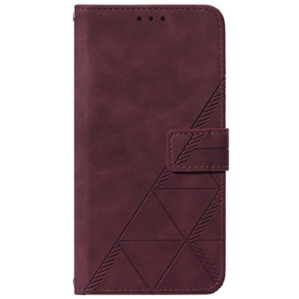 Folio-hoesje voor Realme GT Neo 3 Geometrische Patronen