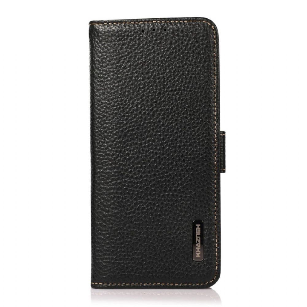 Leren Hoesje voor Realme GT Neo 3 Khazneh Gestructureerd Leer