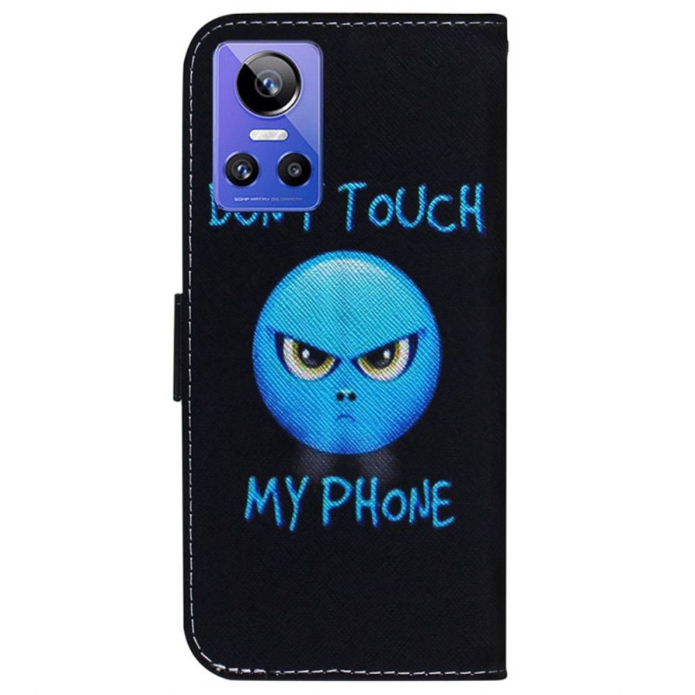 Leren Hoesje voor Realme GT Neo 3 Niet Aanraken