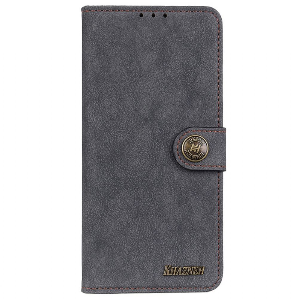 Folio-hoesje voor Samsung Galaxy A03 Core Khazneh Retro Splitleer