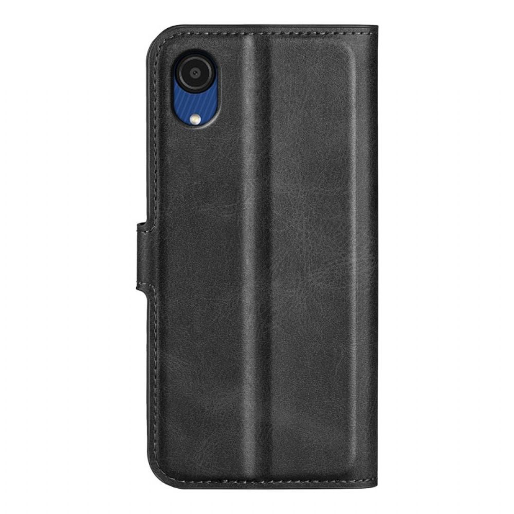 Folio-hoesje voor Samsung Galaxy A03 Core Retro Kunstleer