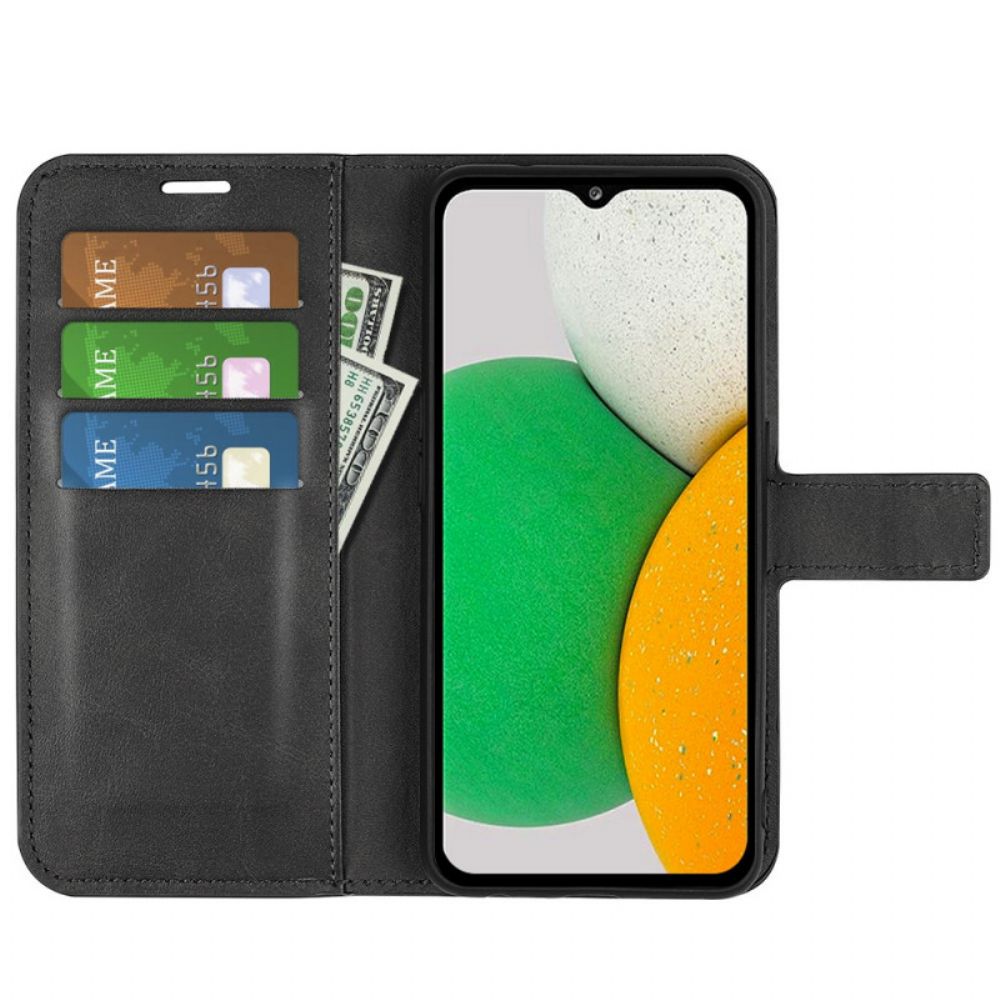 Folio-hoesje voor Samsung Galaxy A03 Core Retro Kunstleer
