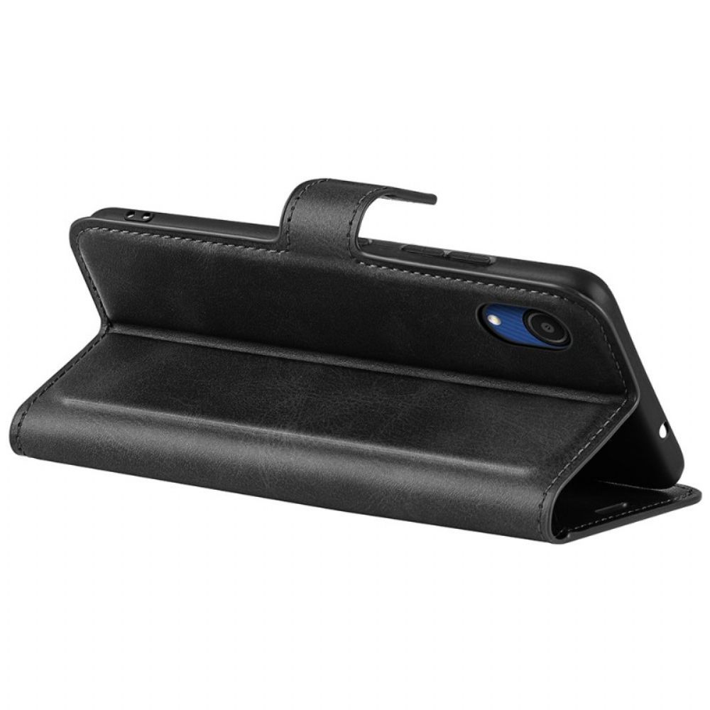 Folio-hoesje voor Samsung Galaxy A03 Core Retro Kunstleer