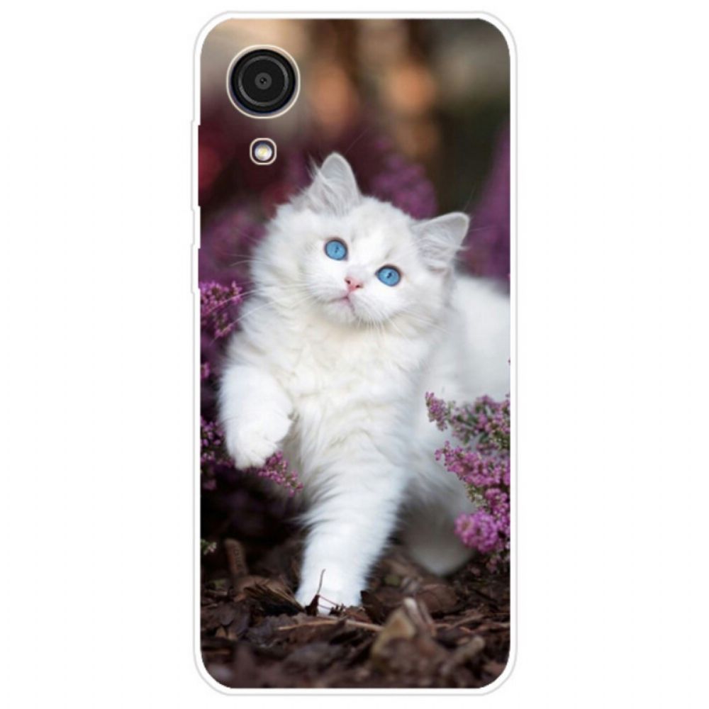 Hoesje voor Samsung Galaxy A03 Core Katje