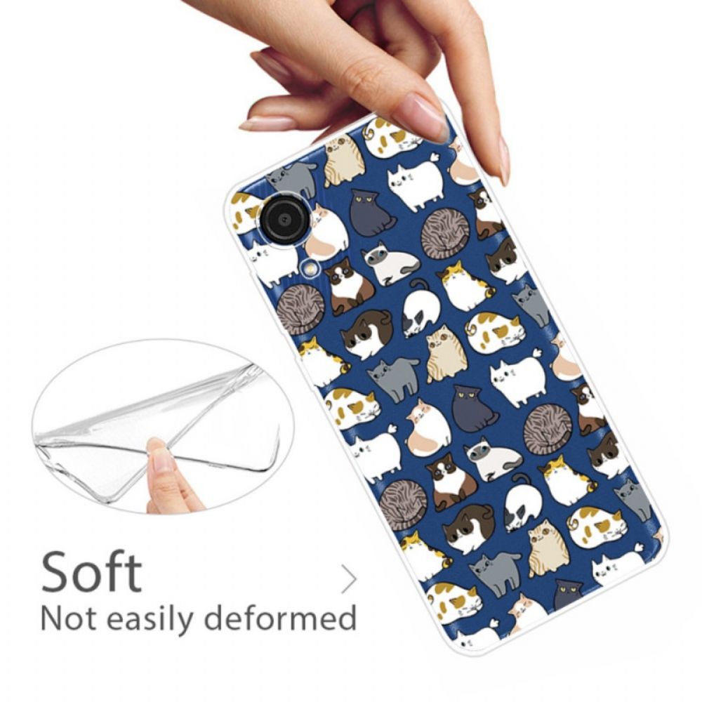 Hoesje voor Samsung Galaxy A03 Core Top Katten