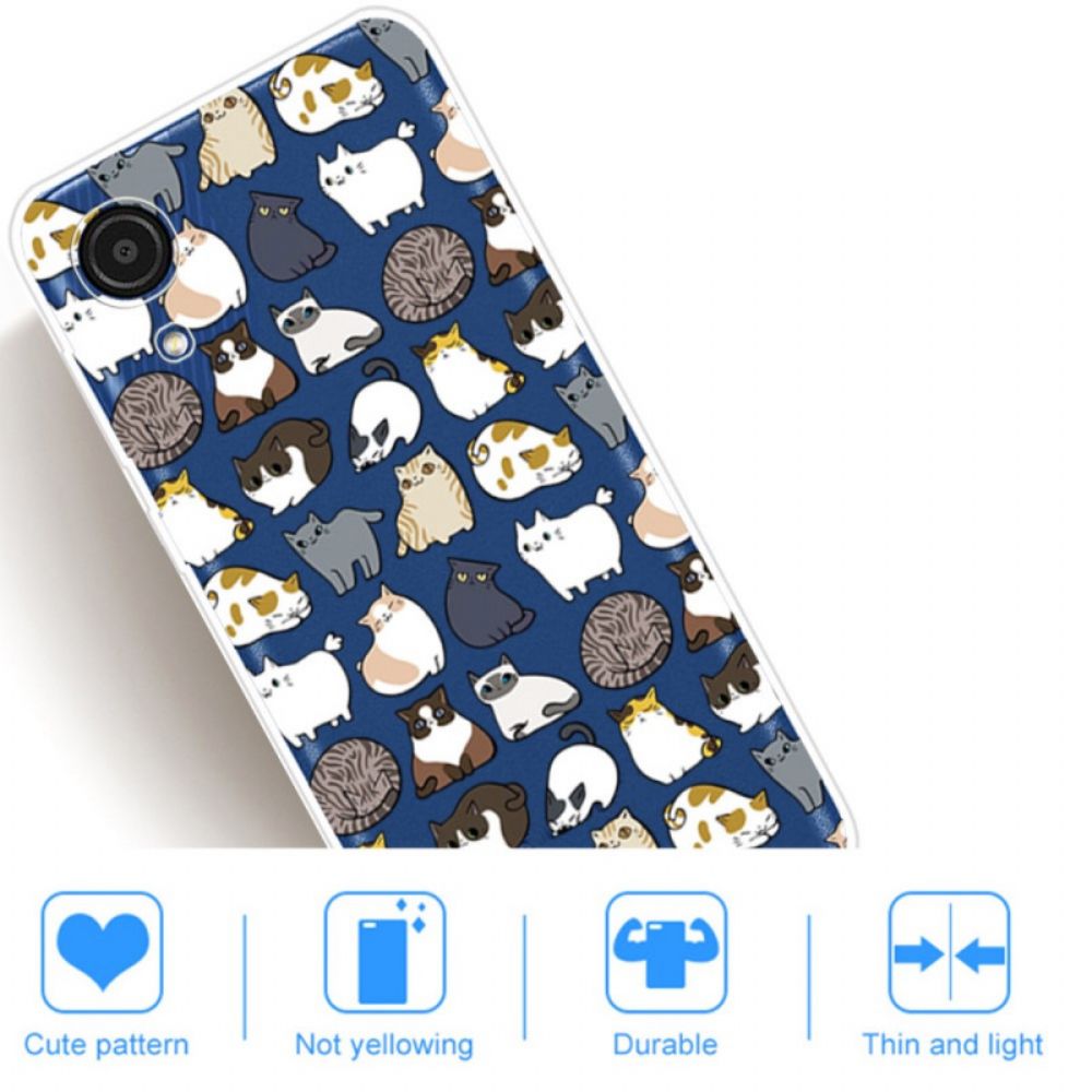 Hoesje voor Samsung Galaxy A03 Core Top Katten