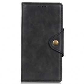 Leren Hoesje voor Samsung Galaxy A03 Core Knoop Van Kunstleer
