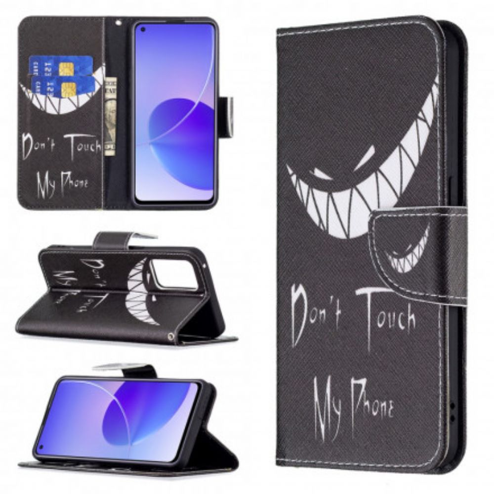 Folio-hoesje voor Oppo Reno 6 5G Duivelstelefoon