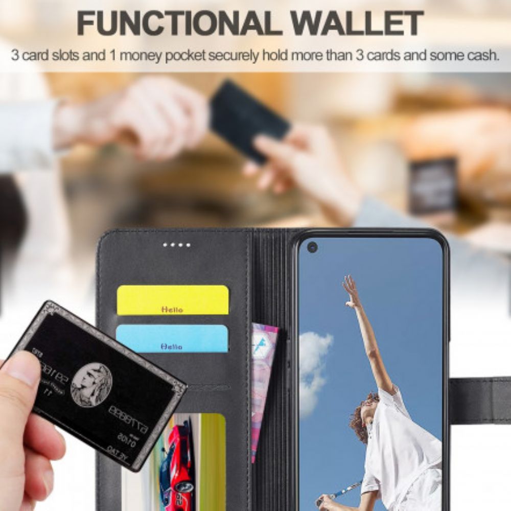 Folio-hoesje voor Oppo Reno 6 5G Lc.imeeke Leereffect