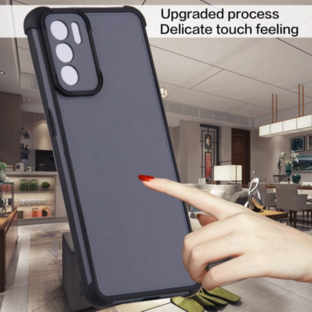 Telefoonhoesje voor Oppo Reno 6 5G Tweekleurige Contouren