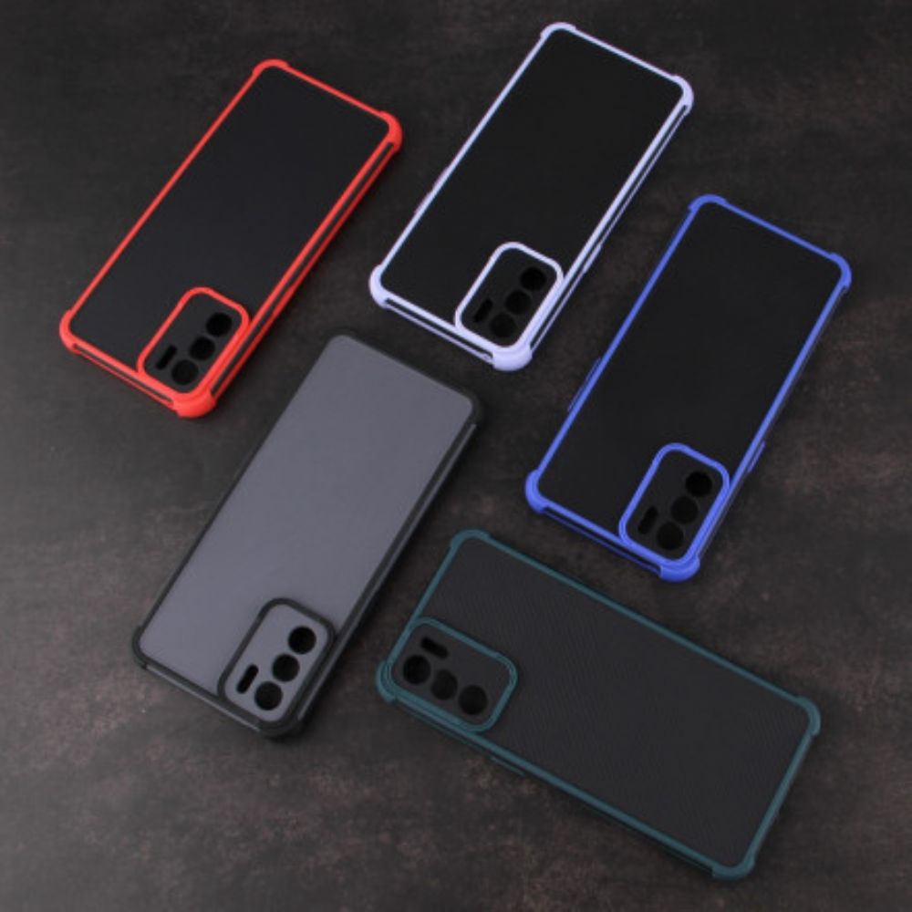 Telefoonhoesje voor Oppo Reno 6 5G Tweekleurige Contouren