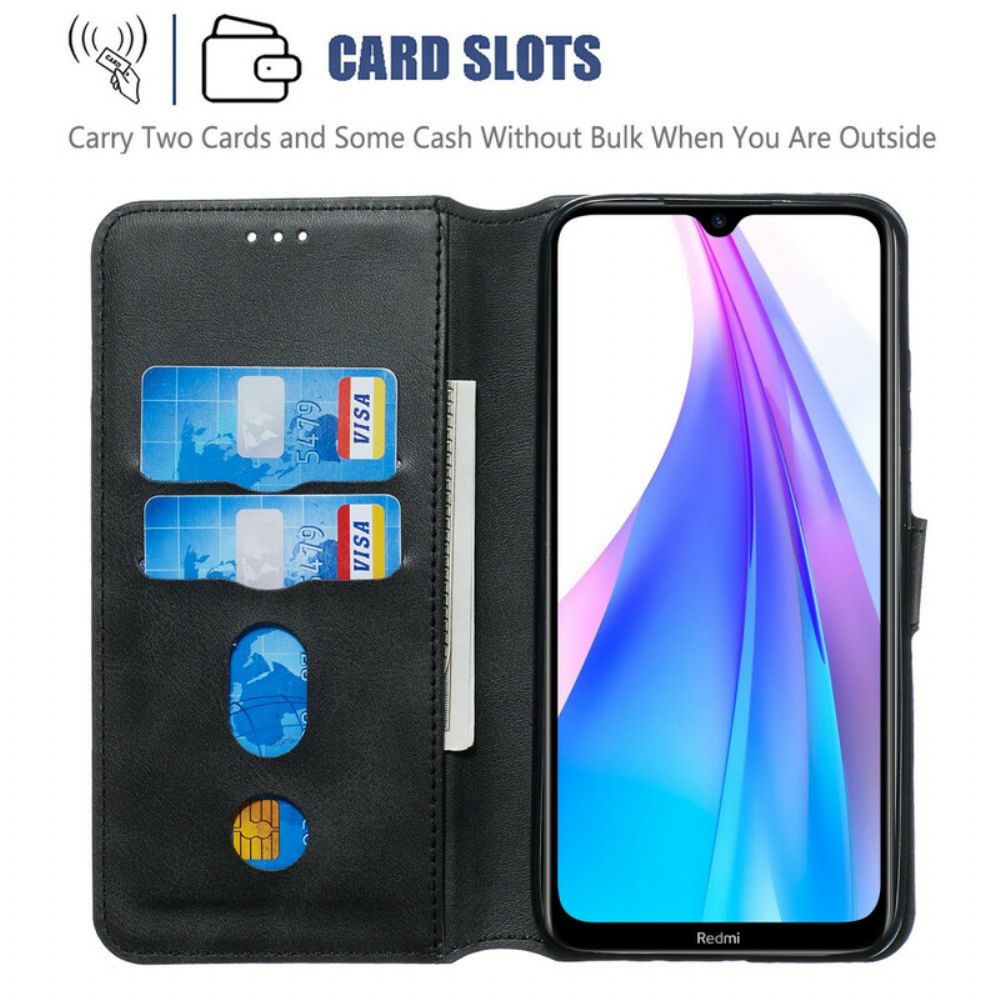 Flip Case voor Xiaomi Redmi Note 8T Effen Kleur Serie