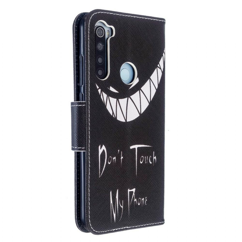 Folio-hoesje voor Xiaomi Redmi Note 8T Duivelstelefoon