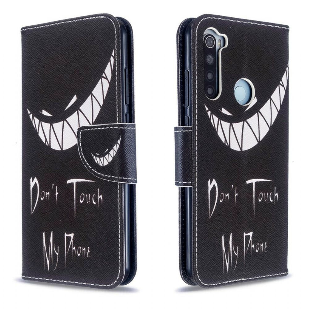 Folio-hoesje voor Xiaomi Redmi Note 8T Duivelstelefoon