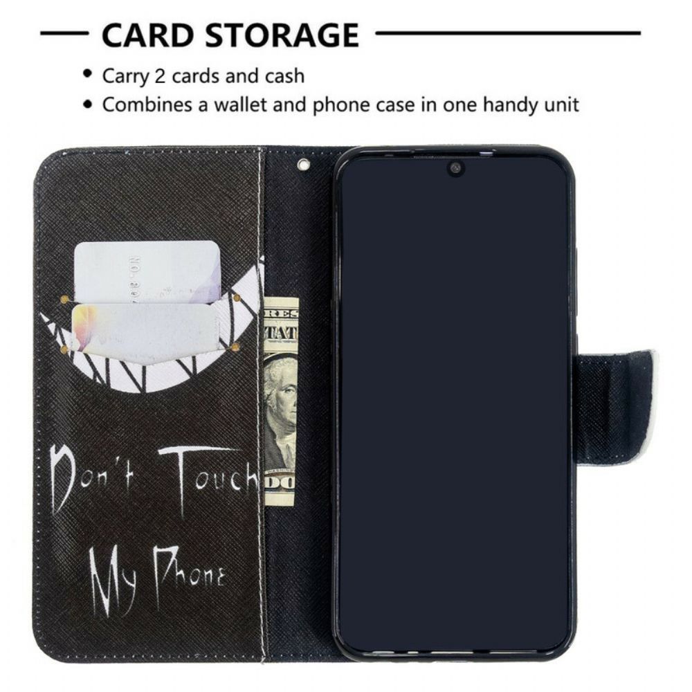 Folio-hoesje voor Xiaomi Redmi Note 8T Duivelstelefoon