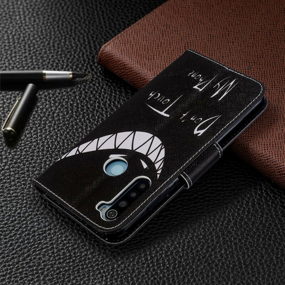 Folio-hoesje voor Xiaomi Redmi Note 8T Duivelstelefoon