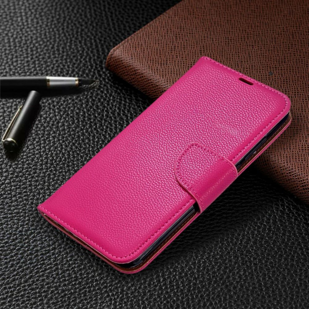 Folio-hoesje voor Xiaomi Redmi Note 8T Flip Case Litchi Flap Schuin