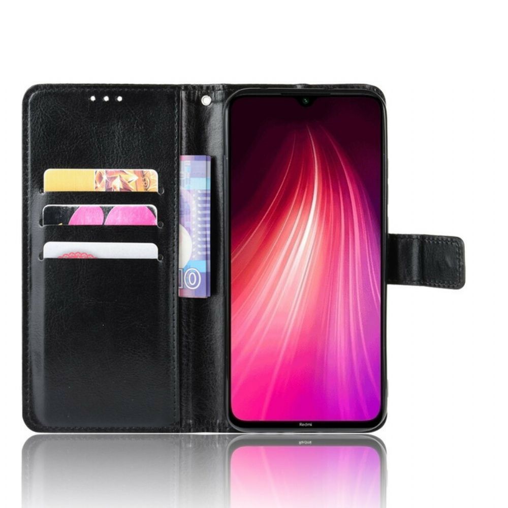 Folio-hoesje voor Xiaomi Redmi Note 8T Flitsachtig Kunstleer
