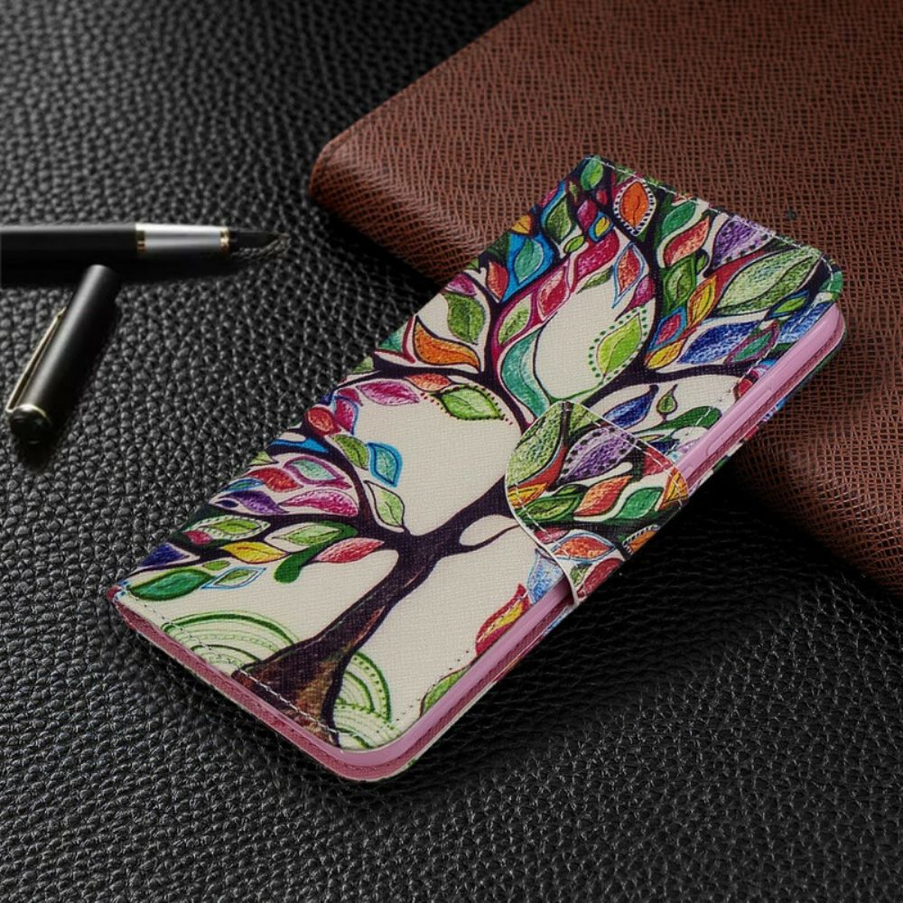 Folio-hoesje voor Xiaomi Redmi Note 8T Gekleurde Boom