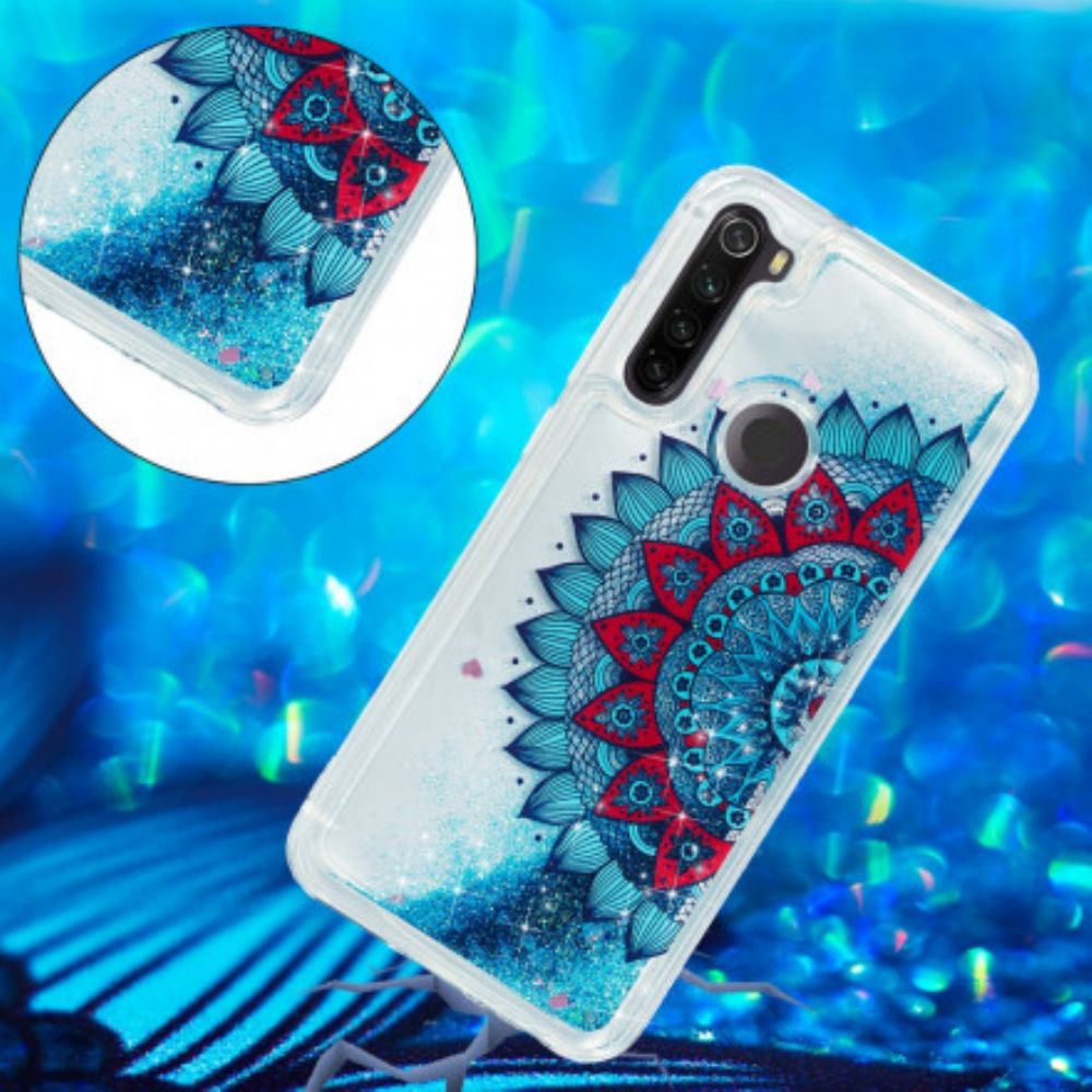 Hoesje voor Xiaomi Redmi Note 8T Mandala Met Pailletten